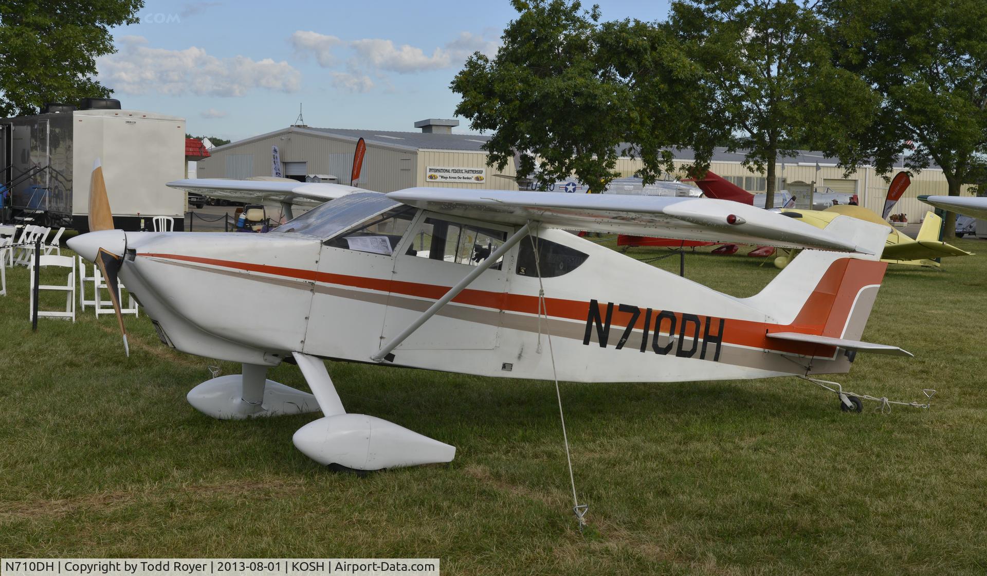 N710DH, 1976 Wittman W-8 Tailwind C/N 100, Airventure 2013