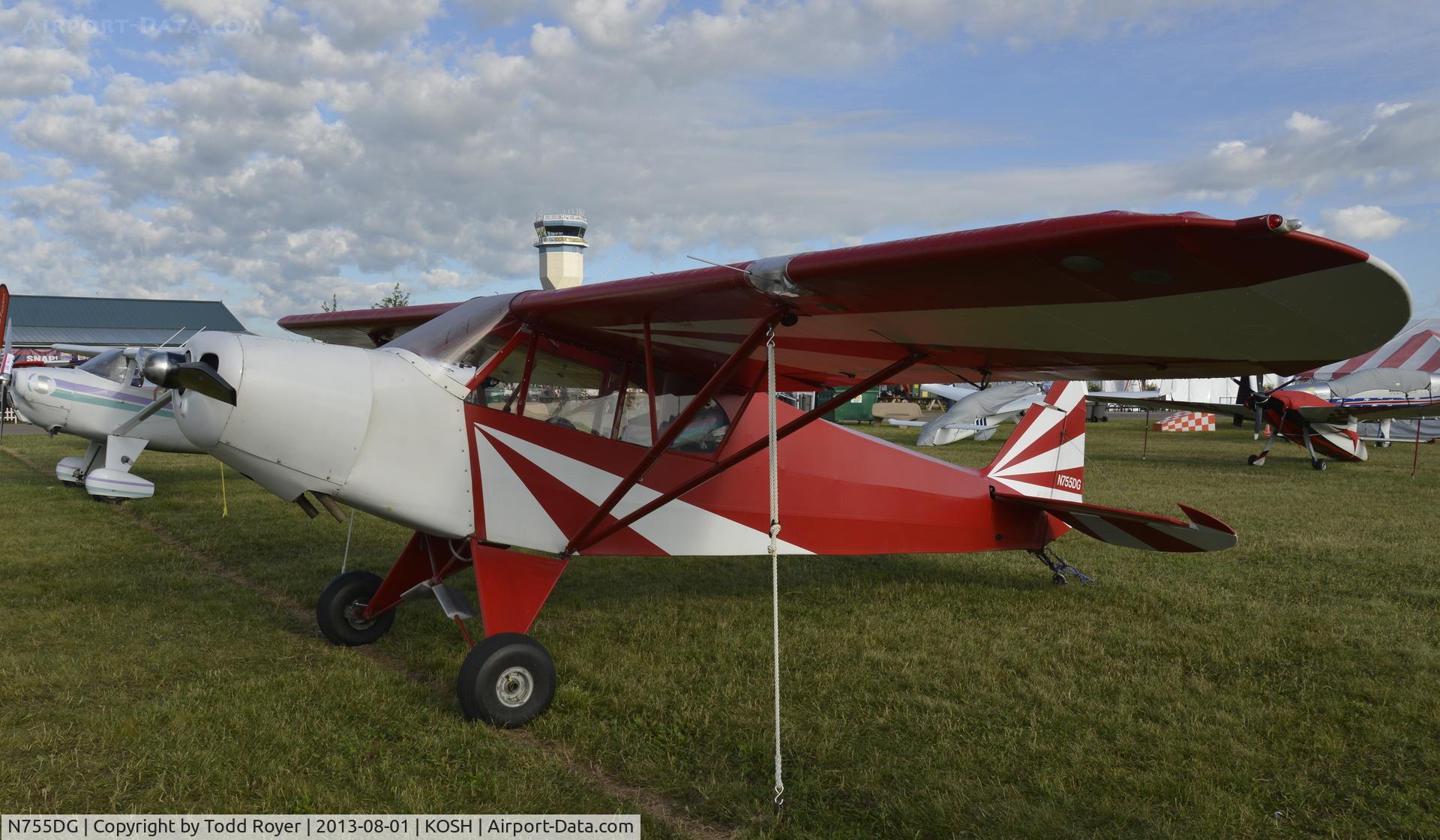 N755DG, 1995 Wag-Aero CUBy C/N 2123AT, Airventure 2013