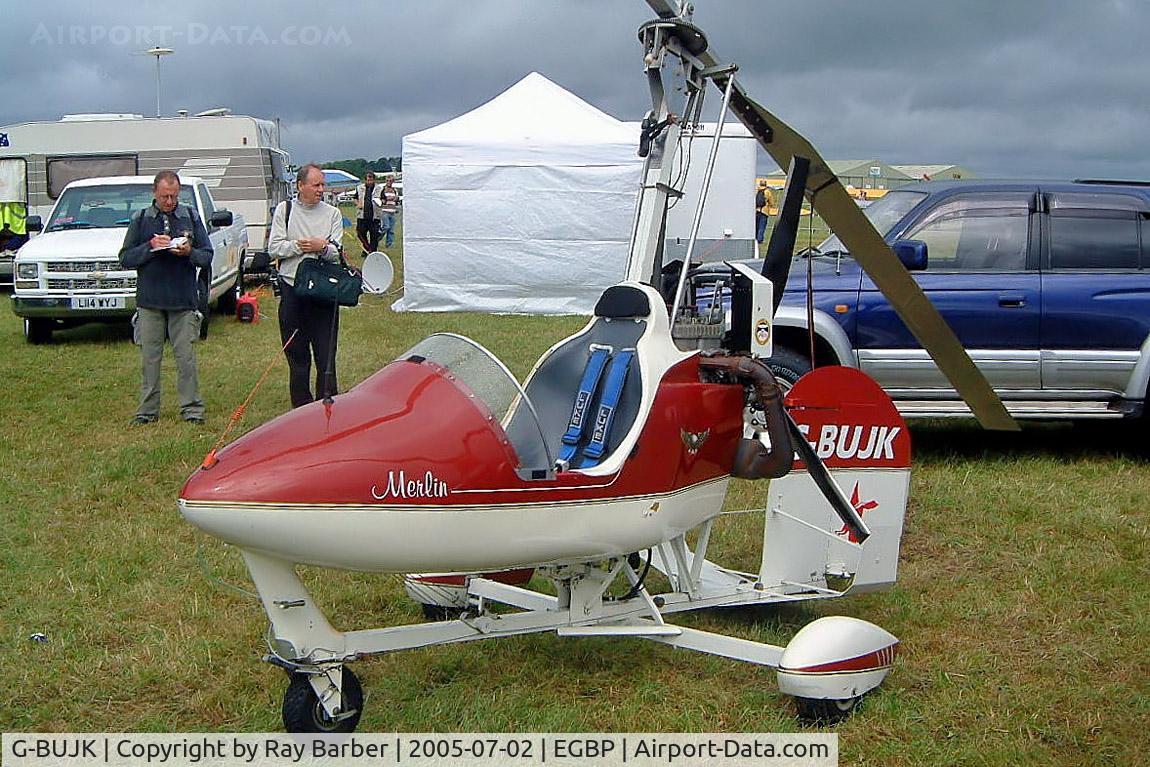 G-BUJK, 1994 Montgomerie-Bensen B-8MR Gyrocopter C/N PFA G/01-1211, Bensen B.8MR Gyrocopter [PFA G/01-1211] Kemble~G 02/07/2005