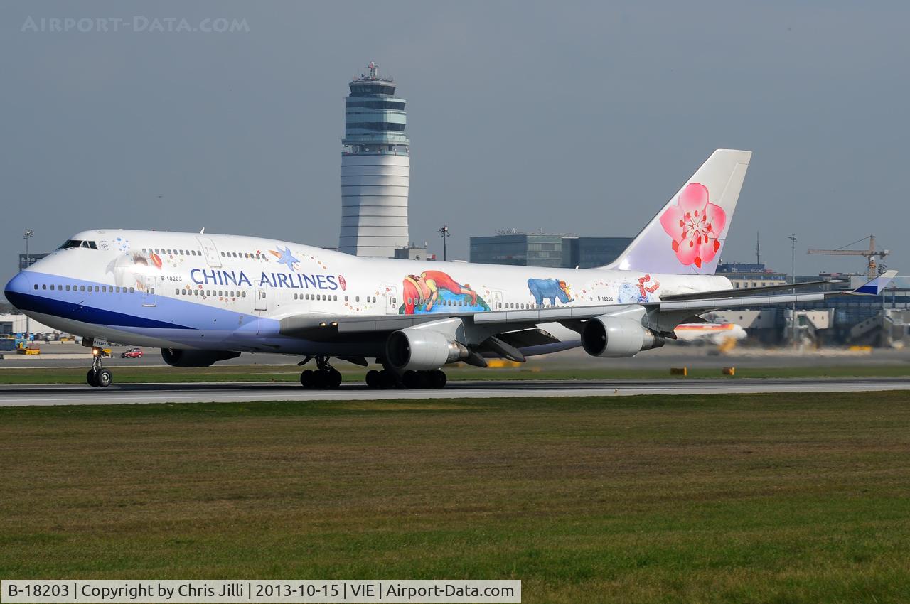 B-18203, Boeing 747-409 C/N 28711, China Airlines