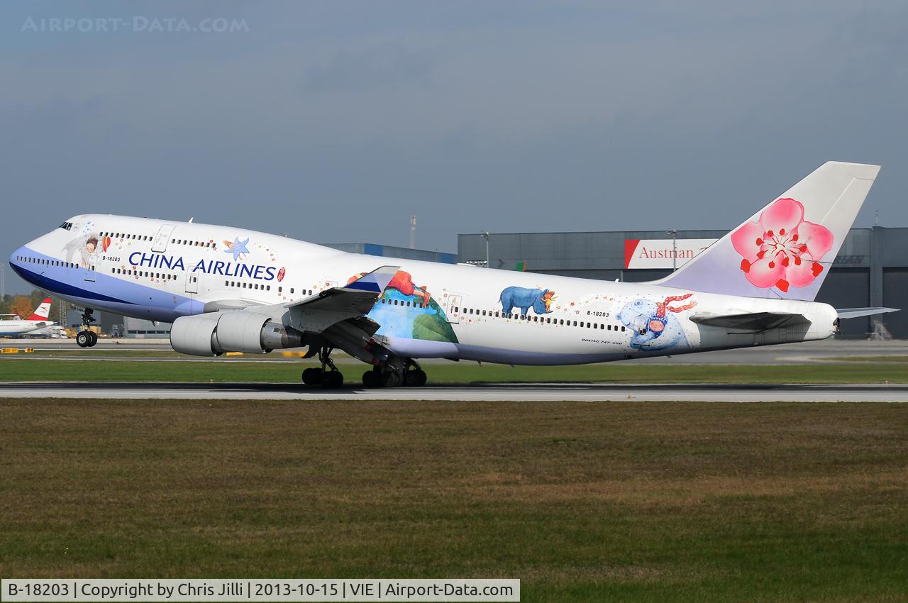 B-18203, Boeing 747-409 C/N 28711, China Airlines