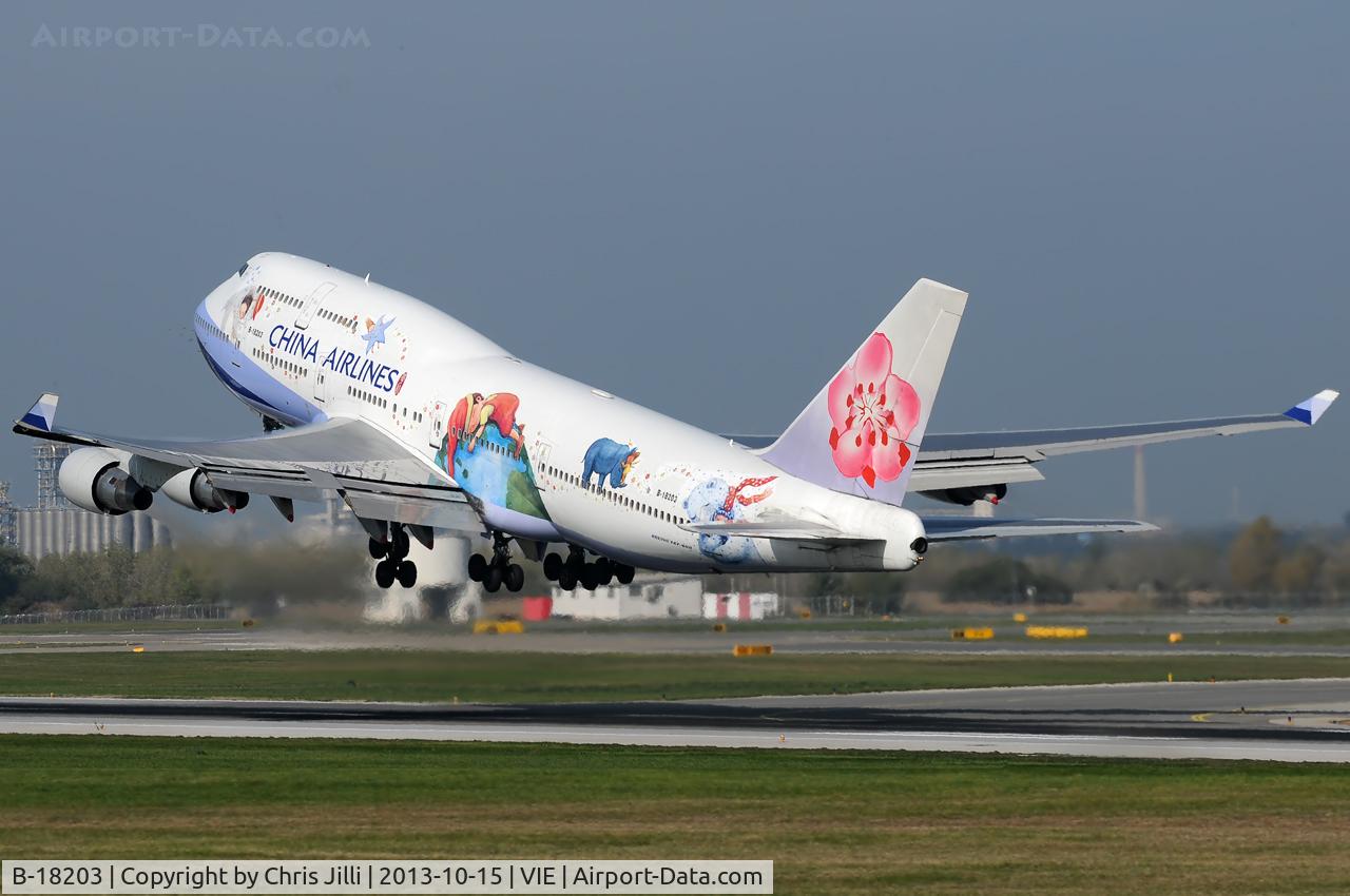 B-18203, Boeing 747-409 C/N 28711, China Airlines