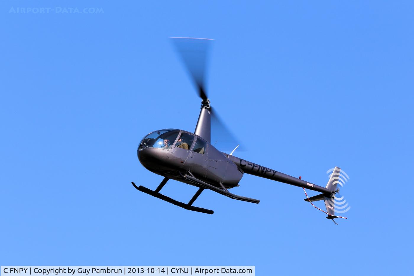 C-FNPY, 2005 Robinson R44 II C/N 10804, Homeward bound
