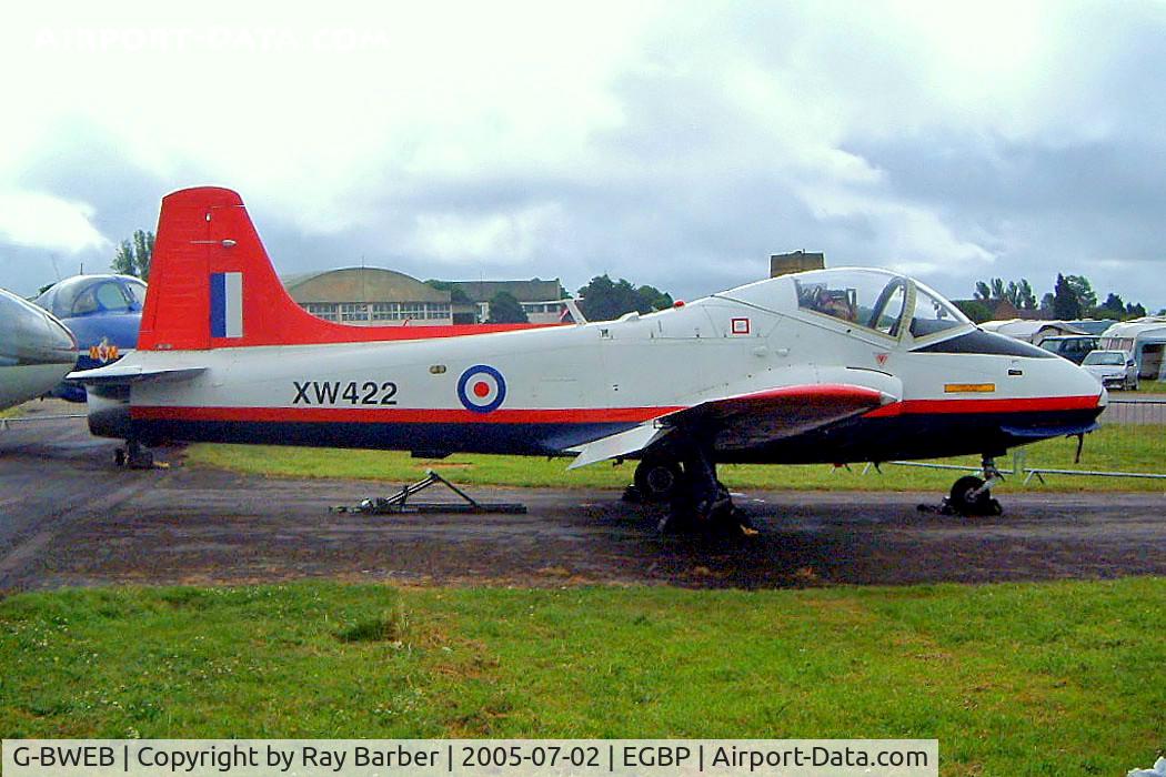 G-BWEB, 1971 BAC 84 Jet Provost T.5A C/N EEP/JP/1044, BAC Jet Provost T.5A [EEP/JP/1044] Kemble~G 02/07/2005