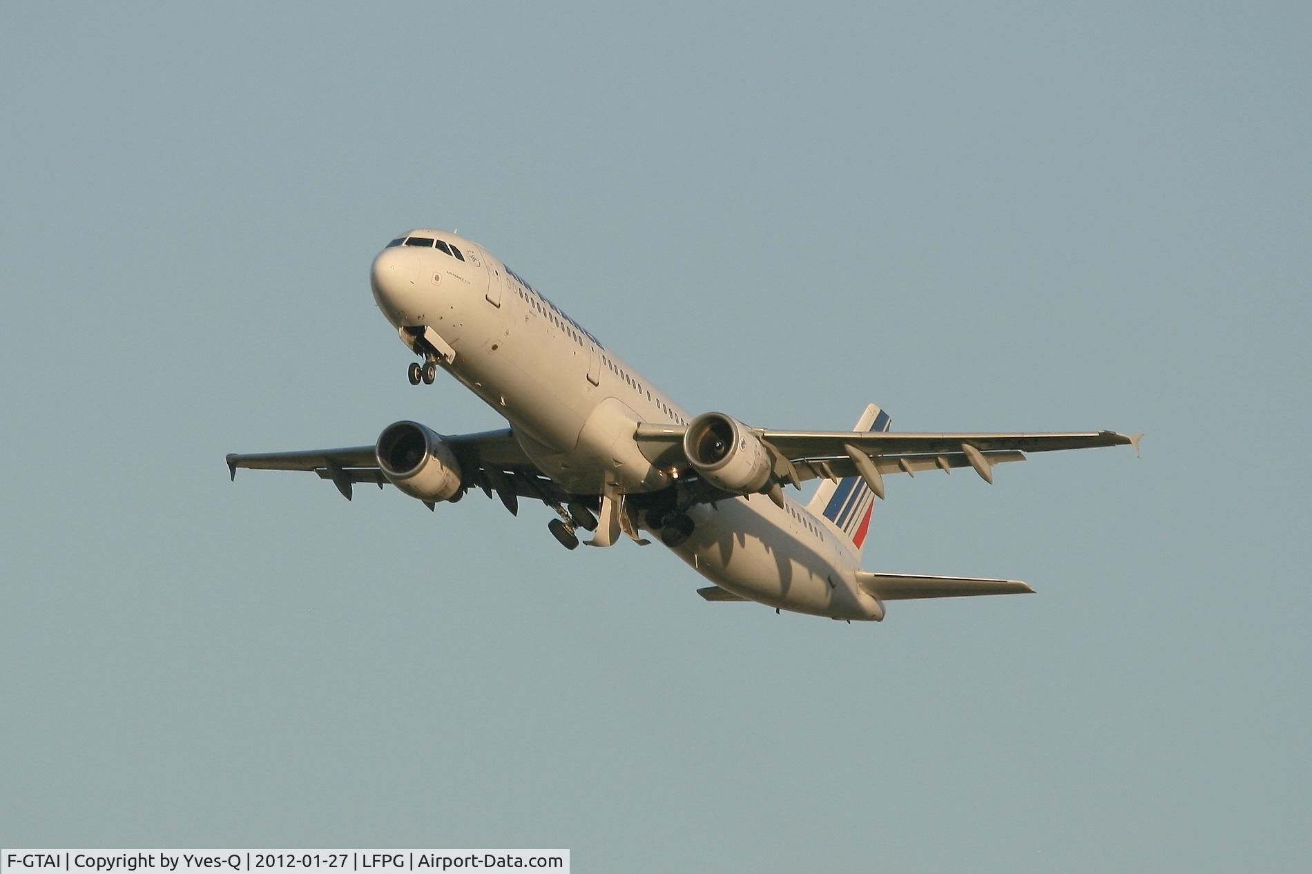 F-GTAI, 2000 Airbus A321-211 C/N 1299, Airbus A321-211, Take off rwy 26R, Roissy Charles De Gaulle Airport (LFPG-CDG)