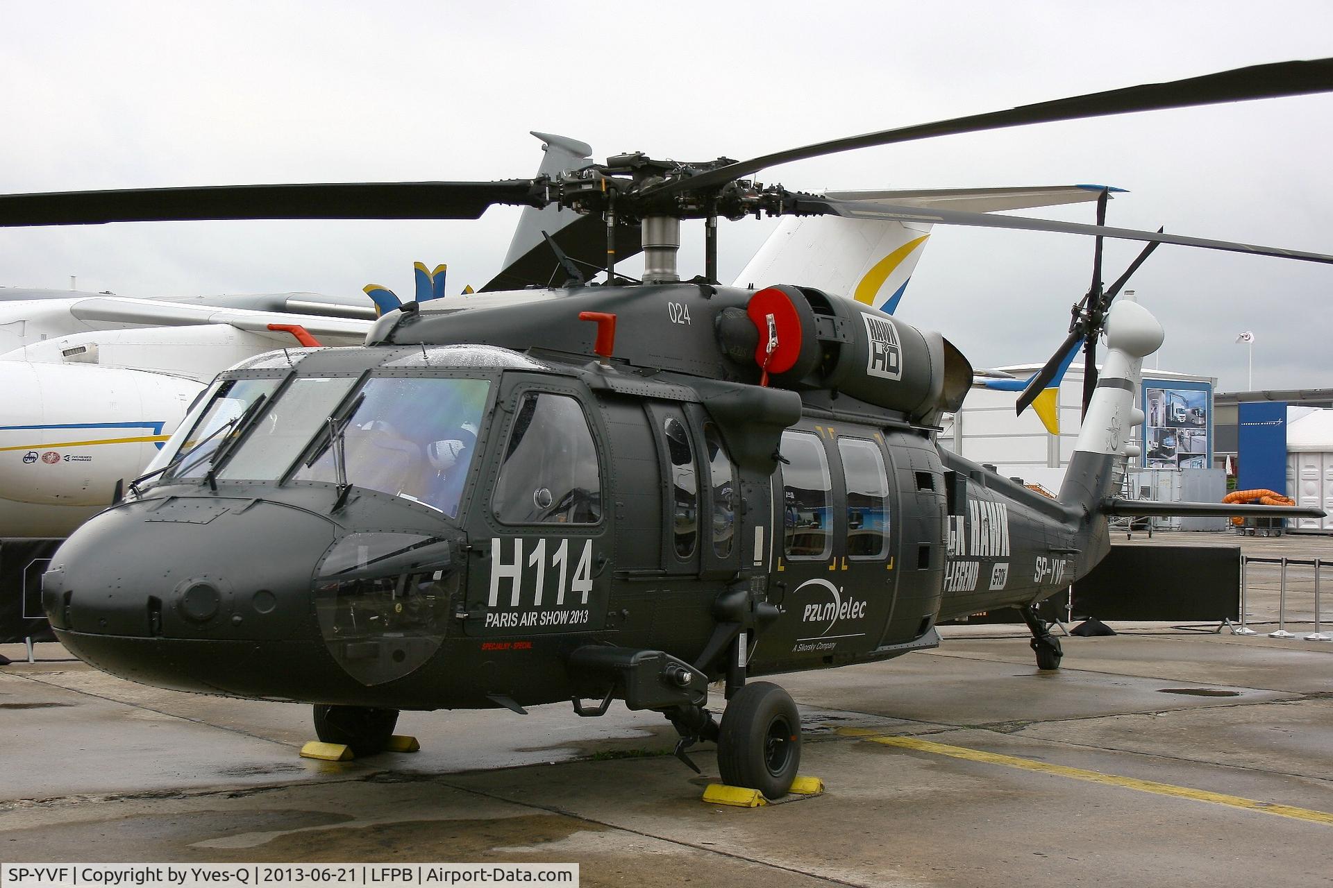 SP-YVF, 2011 Sikorsky S-70i Black Hawk C/N 0007/70-3743, Sikorsky S-70i Black Hawk, Paris-Le Bourget Air Show 2013