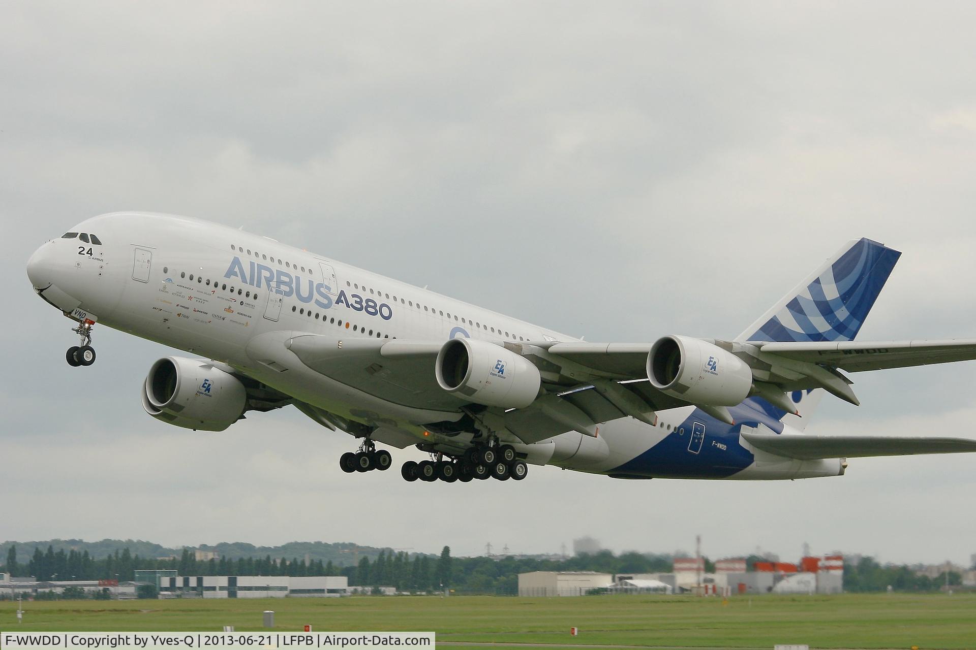 F-WWDD, 2005 Airbus A380-861 C/N 004, Airbus A380-861, Paris-Le Bourget Air Show 2013