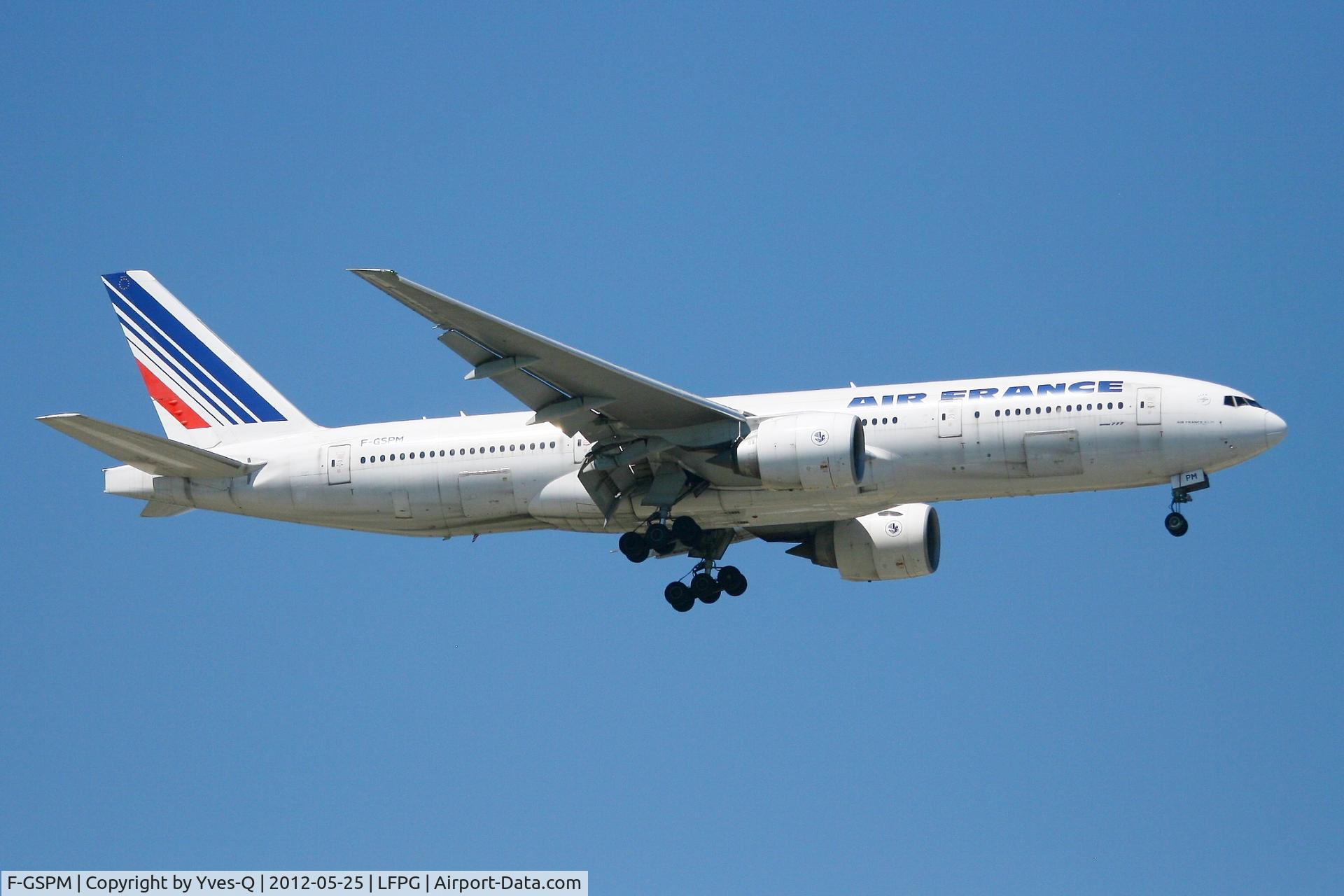 F-GSPM, 2000 Boeing 777-228/ER C/N 30456, Boeing 777-228, Roissy Charles De Gaulle Airport (LFPG-CDG)