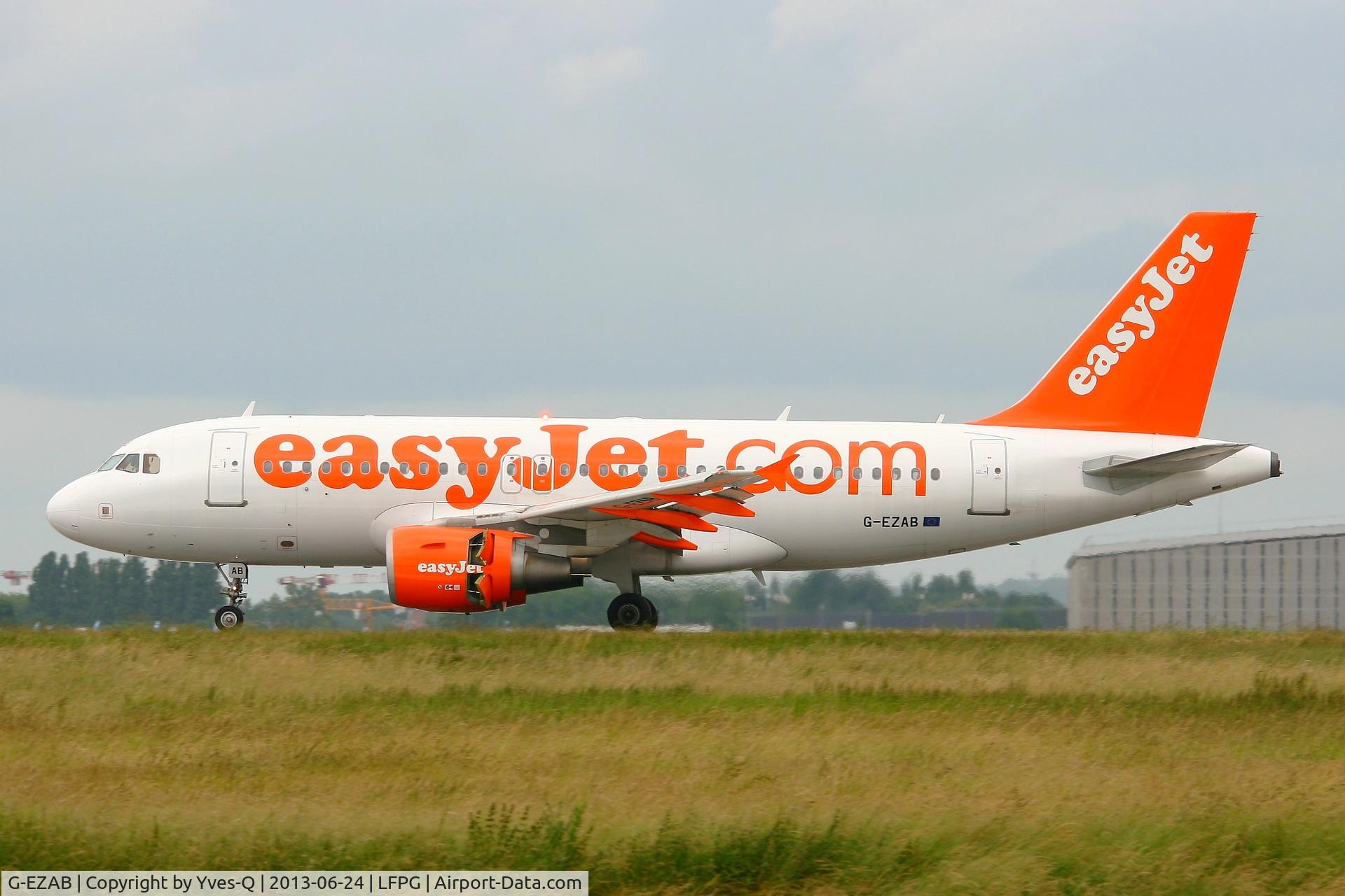 G-EZAB, 2006 Airbus A319-111 C/N 2681, Airbus A319-111, Landing Rwy 26L, Roissy Charles De Gaulle Airport (LFPG-CDG)