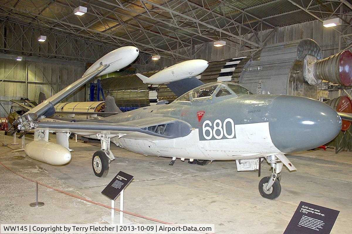 WW145, De Havilland DH-112 Sea Venom FAW.22 C/N 12790, At the Museum of Flight , East Fortune , Scotland