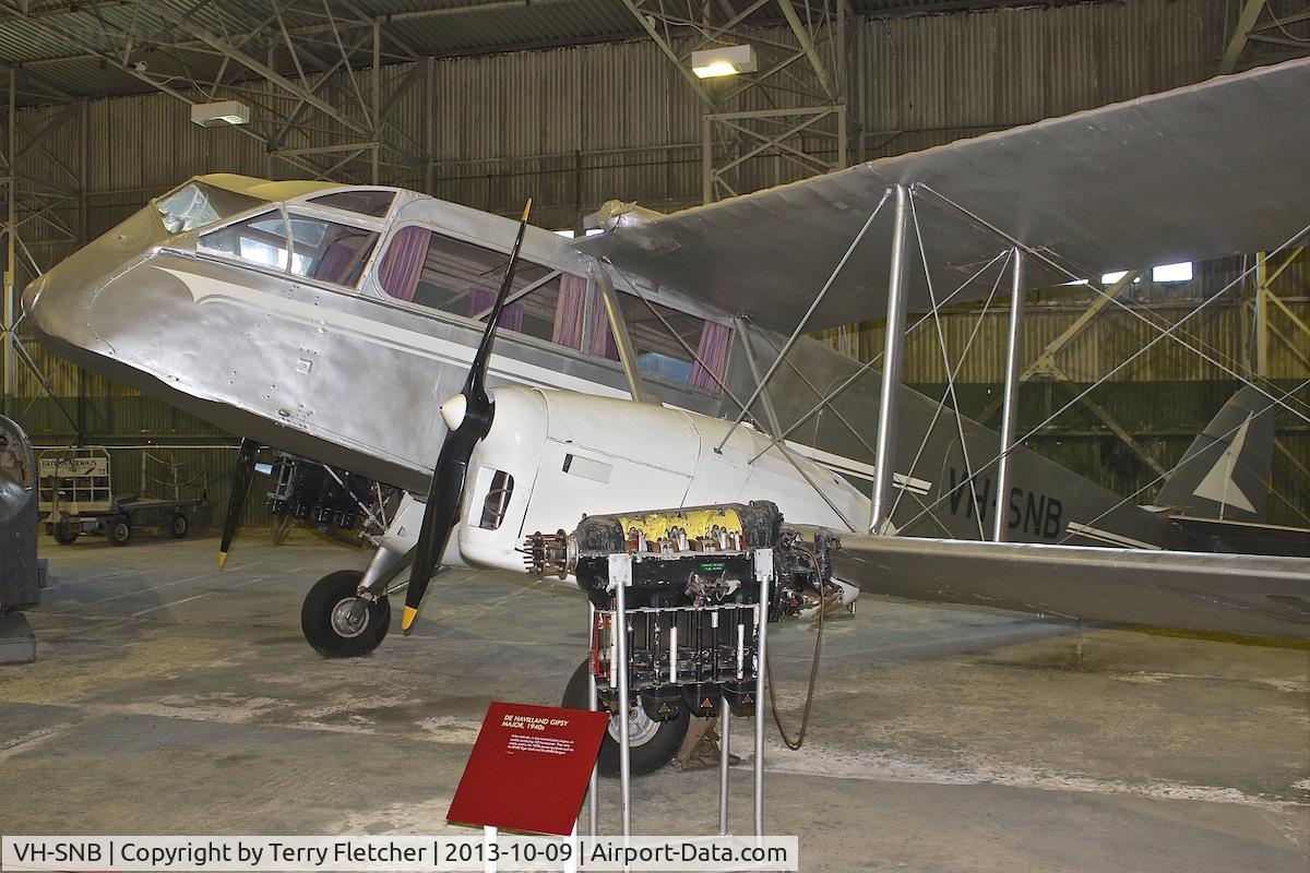 VH-SNB, 1942 De Havilland Australia DH-84A Dragon 3 C/N DHA2002, At the Museum of Flight , East Fortune , Scotland