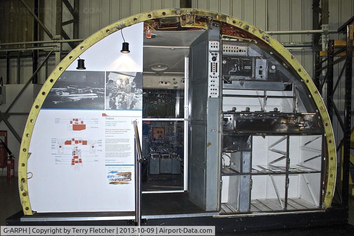 G-ARPH, 1964 Hawker Siddeley HS-121 Trident 1C C/N 2108, At the Museum of Flight , East Fortune , Scotland