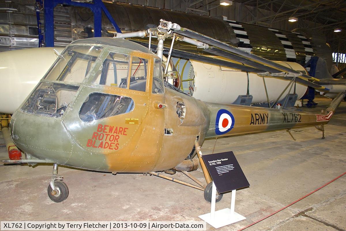 XL762, 1958 Saunders-Roe Skeeter AOP.12 C/N S2/5074, At the Museum of Flight , East Fortune , Scotland