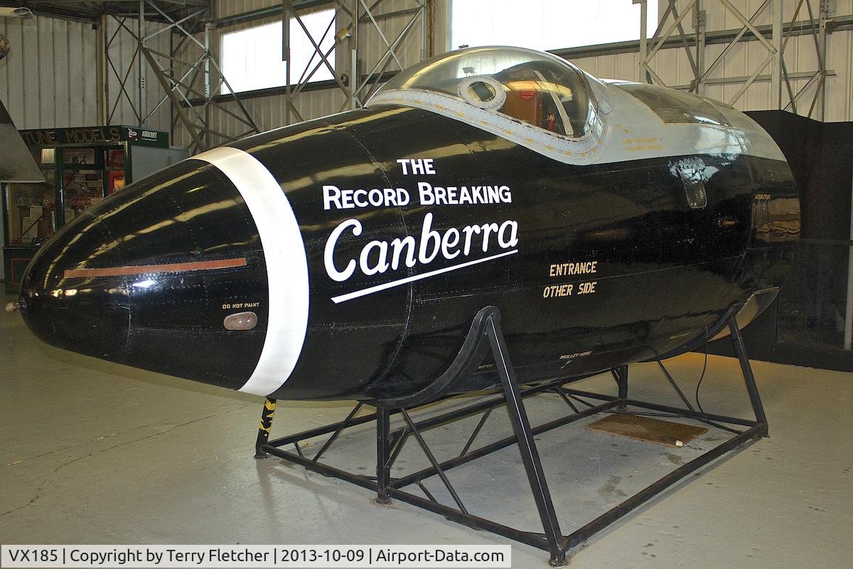 VX185, 1952 English Electric Canberra B.5 C/N 71016, At the Museum of Flight , East Fortune , Scotland