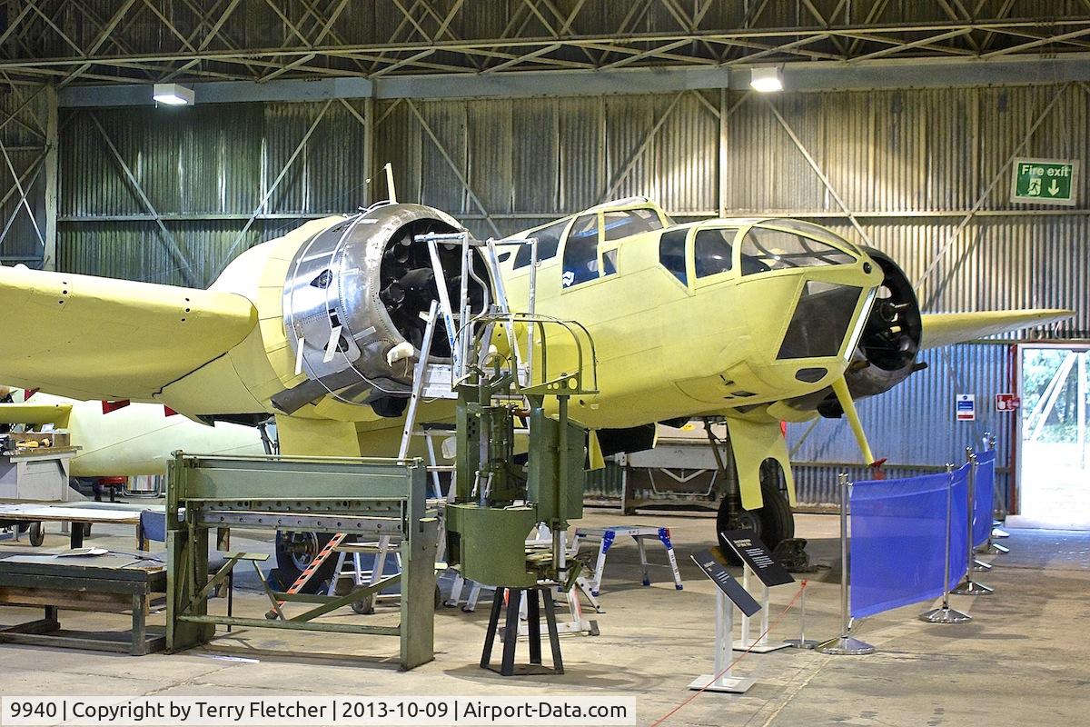 9940, Bristol 149 Bolingbroke Mk.IVT C/N 962, At the Museum of Flight , East Fortune , Scotland