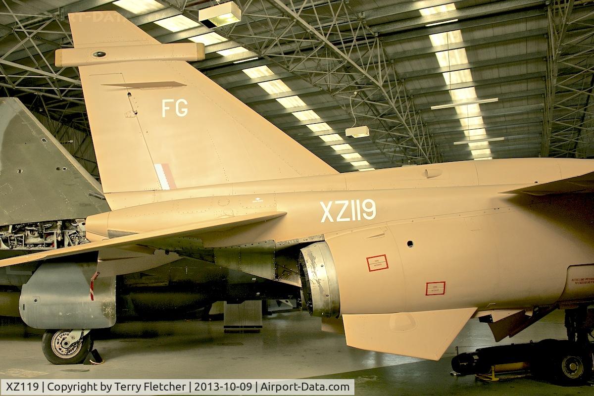 XZ119, 1976 Sepecat Jaguar GR.1A C/N S.120, At the Museum of Flight , East Fortune , Scotland