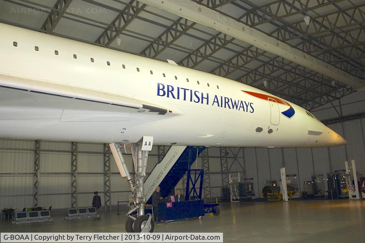 G-BOAA, 1974 Aerospatiale-BAC Concorde 1-102 C/N 100-006, At the Museum of Flight , East Fortune , Scotland