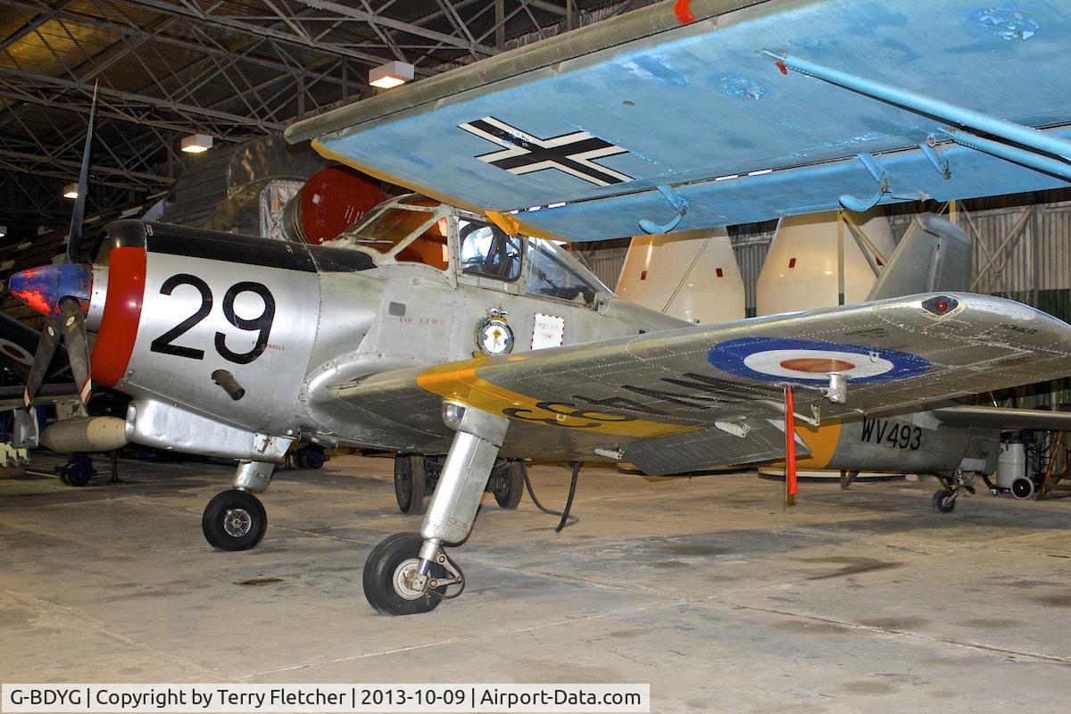 G-BDYG, Percival P-56 Provost T.1 C/N PAC/56/058, At the Museum of Flight , East Fortune , Scotland