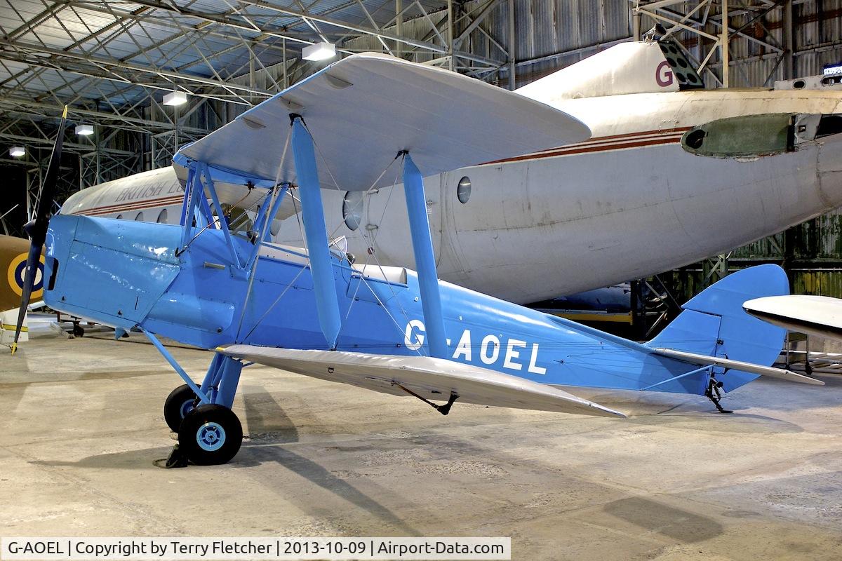 G-AOEL, De Havilland DH-82A Tiger Moth II C/N 82537, At the Museum of Flight , East Fortune , Scotland