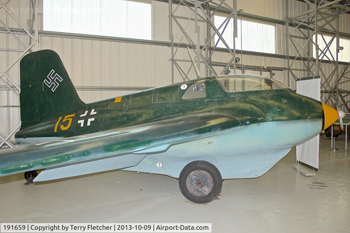 191659, Messerschmitt Me-163B-1a Komet C/N 191659, At the Museum of Flight , East Fortune , Scotland