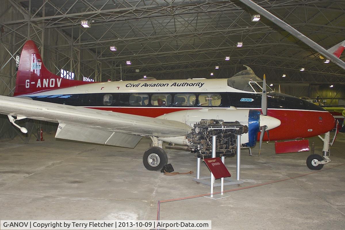 G-ANOV, 1954 De Havilland DH-104 Dove 6 C/N 04445, At the Museum of Flight , East Fortune , Scotland