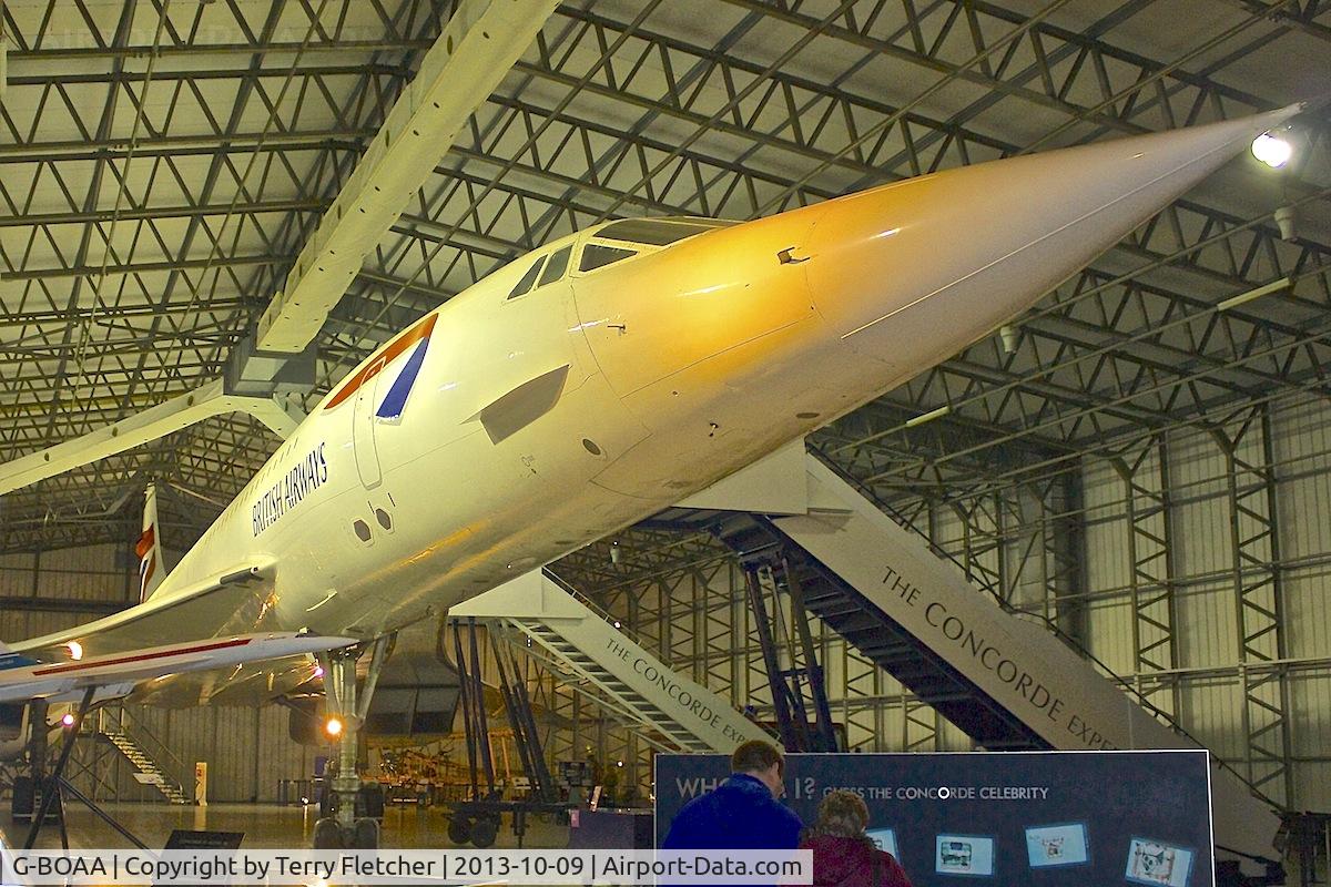 G-BOAA, 1974 Aerospatiale-BAC Concorde 1-102 C/N 100-006, At the Museum of Flight , East Fortune , Scotland
