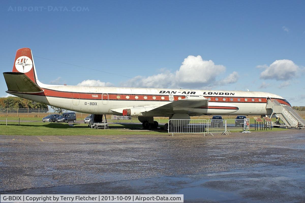 G-BDIX, 1962 De Havilland DH.106 Comet 4C C/N 6471, At the Museum of Flight , East Fortune , Scotland