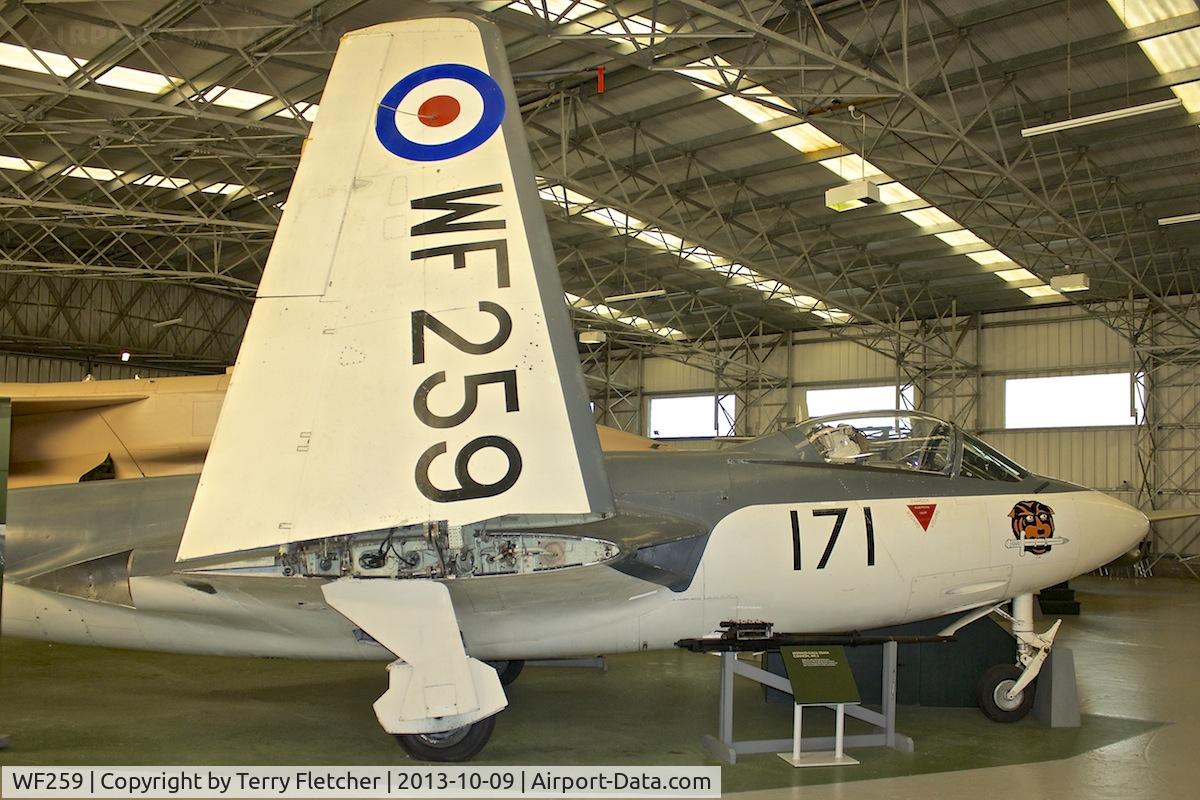 WF259, 1954 Hawker Sea Hawk F.2 C/N 5916, At the Museum of Flight , East Fortune , Scotland