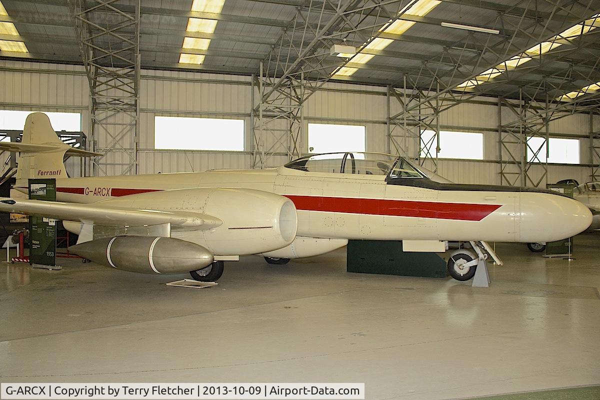 G-ARCX, Gloster Meteor NF.14 C/N AW2163, At the Museum of Flight , East Fortune , Scotland