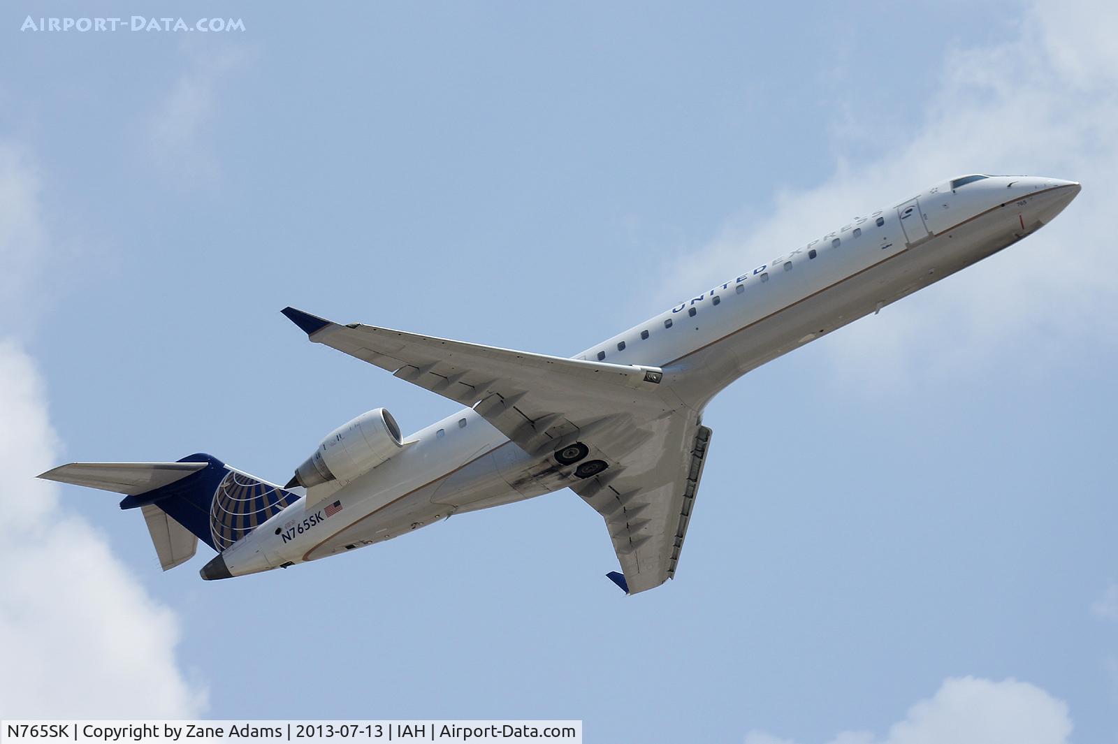 N765SK, 2005 Bombardier CRJ-702 (CL-600-2C10) Regional Jet C/N 10231, At Houston Intercontinental