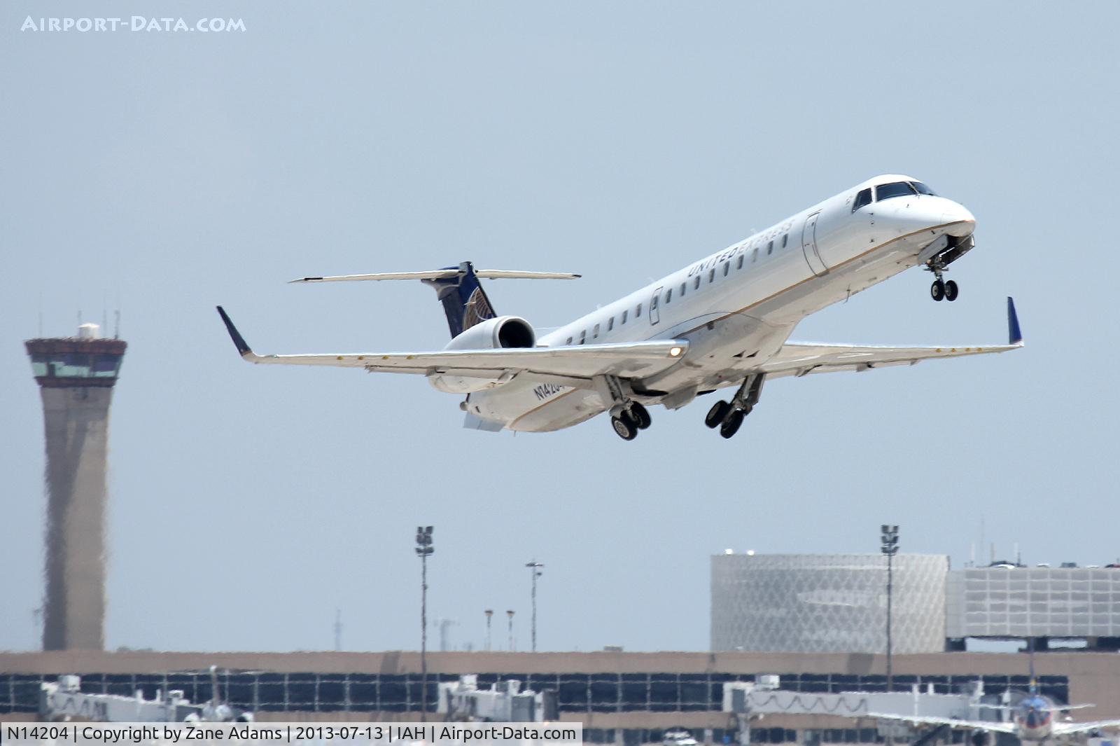 N14204, 2006 Embraer ERJ-145XR (EMB-145XR) C/N 14500968, At Houston Intercontinental