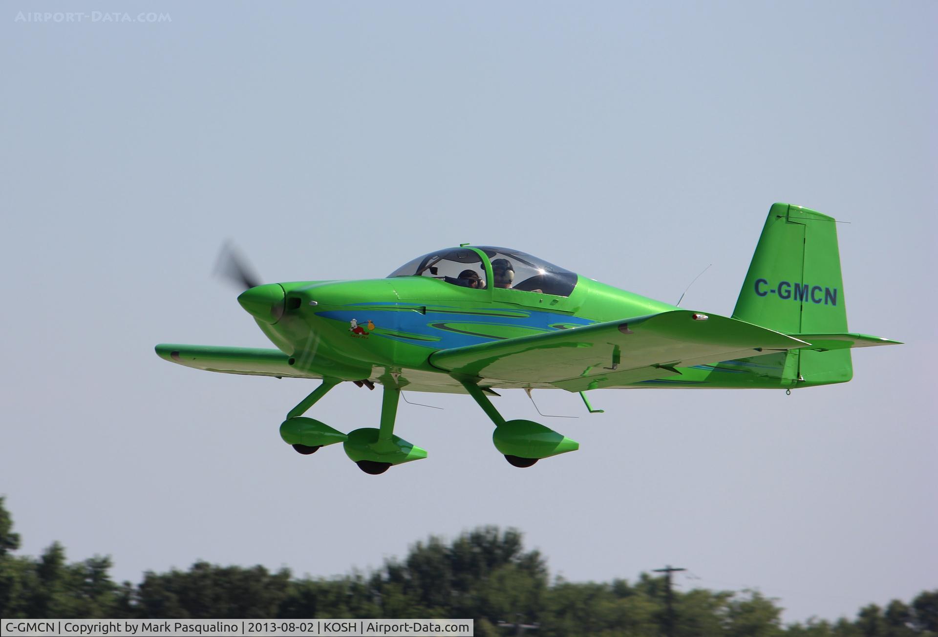 C-GMCN, 2007 Vans RV-7A C/N 72002, Vans RV-7A