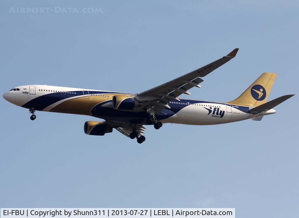 EI-FBU, 1996 Airbus A330-322 C/N 120, Landing rwy 07L