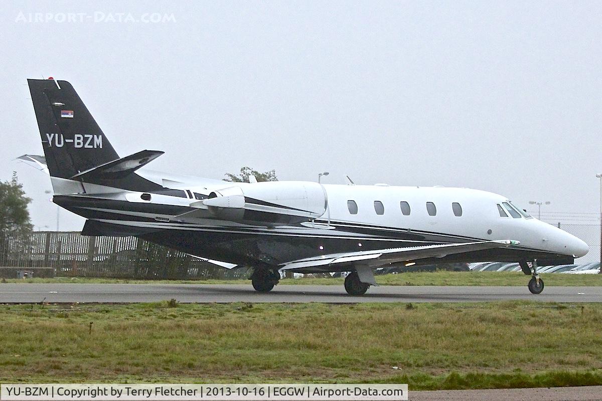 YU-BZM, 2009 Cessna 560XLS Citation Excel+ C/N 560-6037, Cessna 560XLS Citation Excel+, c/n: 560-6037 at Luton