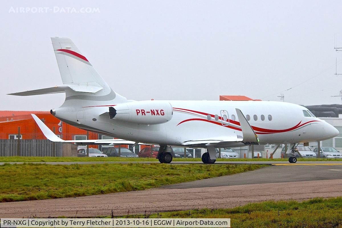 PR-NXG, 2008 Dassault Falcon 2000EX C/N 157, Brazilian Falcon 2000EX at Luton