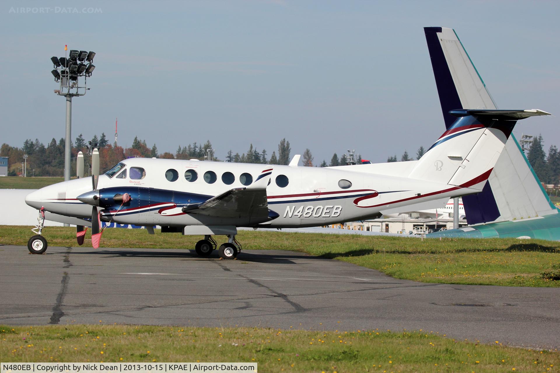N480EB, 2008 Hawker Beechcraft 350 King Air (B300) C/N FL-600, KPAE/PAE