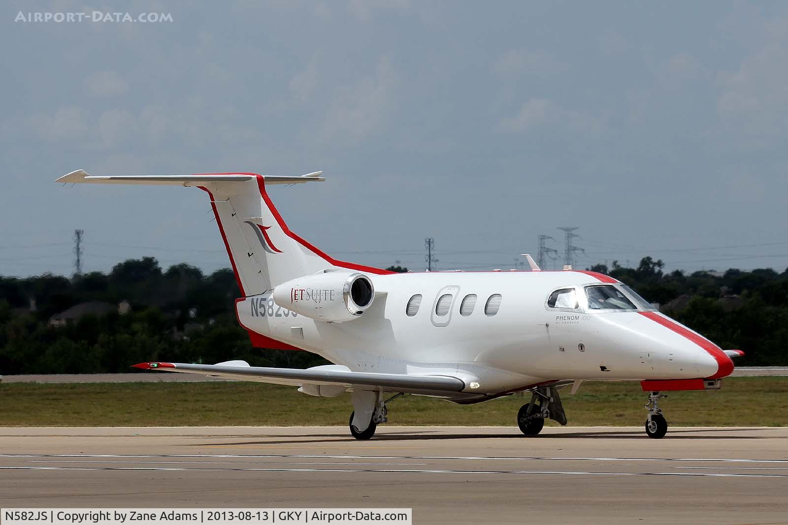 N582JS, 2010 Embraer EMB-500 Phenom 100 C/N 50000135, At Arlington Municipal Airport.