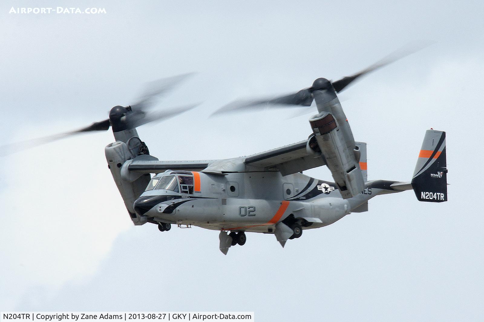 N204TR, Bell-Boeing MV-22B Osprey C/N D0043, MV-22 Osprey at Arlington Municipal - Undergoing intake modification and aerial refueling testing for the USMC