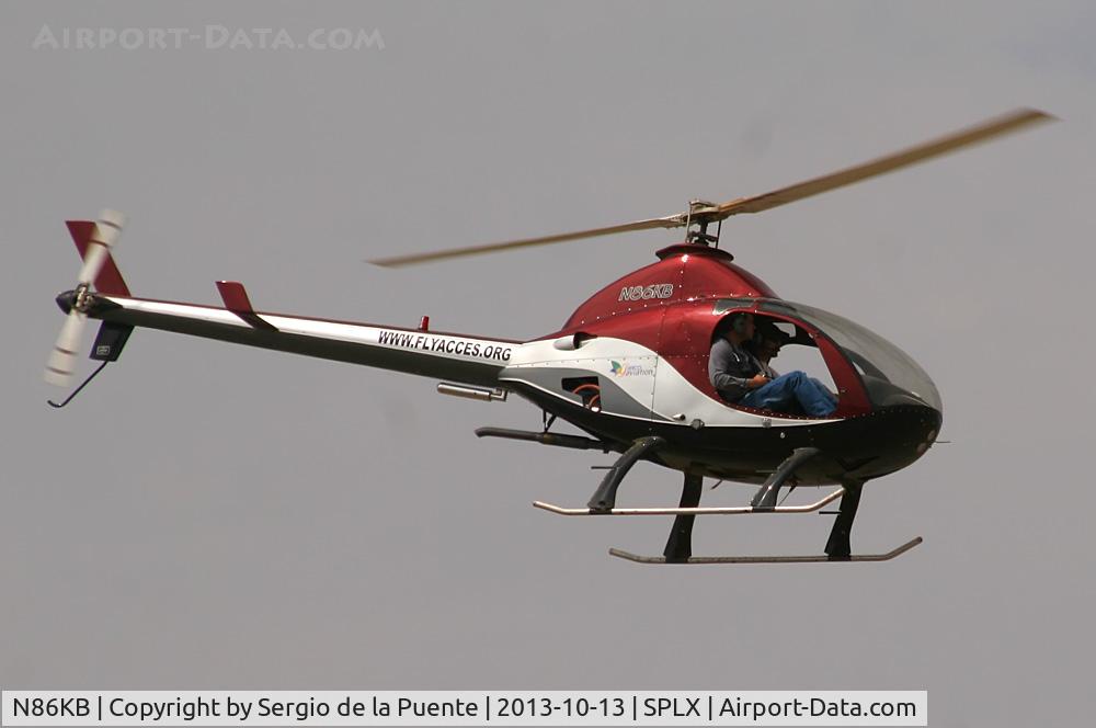N86KB, 2007 Rotorway Exec 162F C/N 6408, N86KB flying in Peru.
