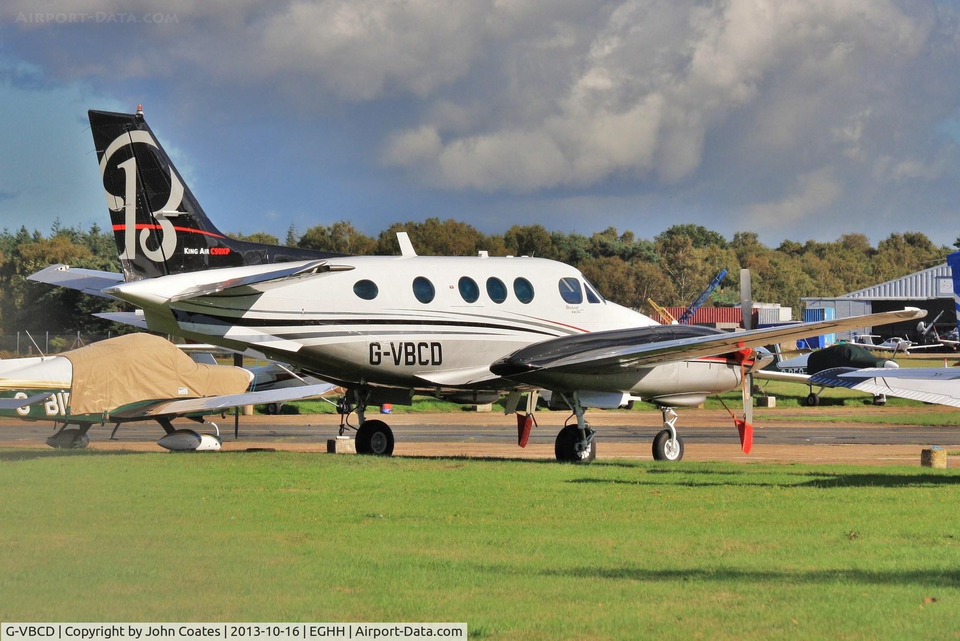 G-VBCD, 1981 Beech C90 King Air C/N LJ-972, Smart recent repaint scheme.