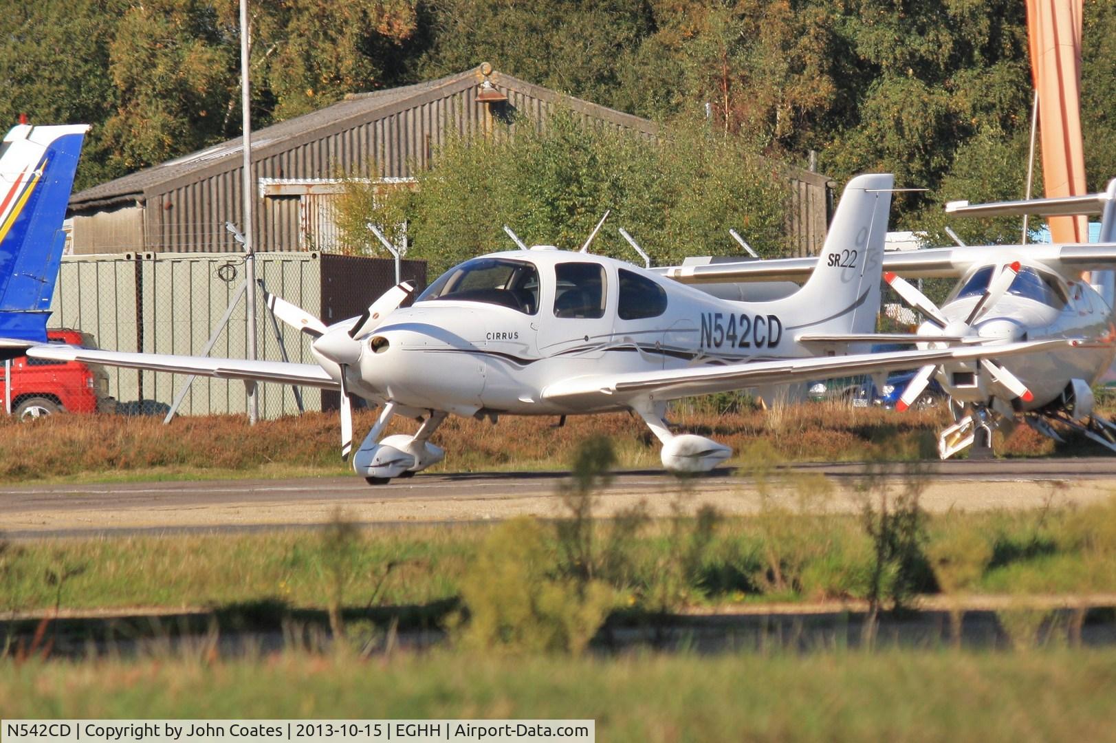 N542CD, 2004 Cirrus SR22 GTS C/N 1186, Visitor at BHL