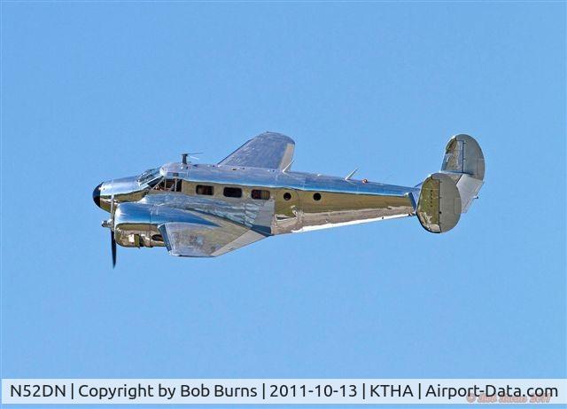 N52DN, 1952 Beech D18S C/N A-846, Tullahoma, Tn Fly- By 2011