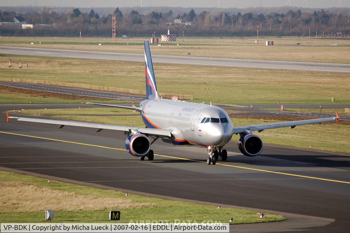 VP-BDK, 2003 Airbus A320-214 C/N 2106, At Düsseldorf