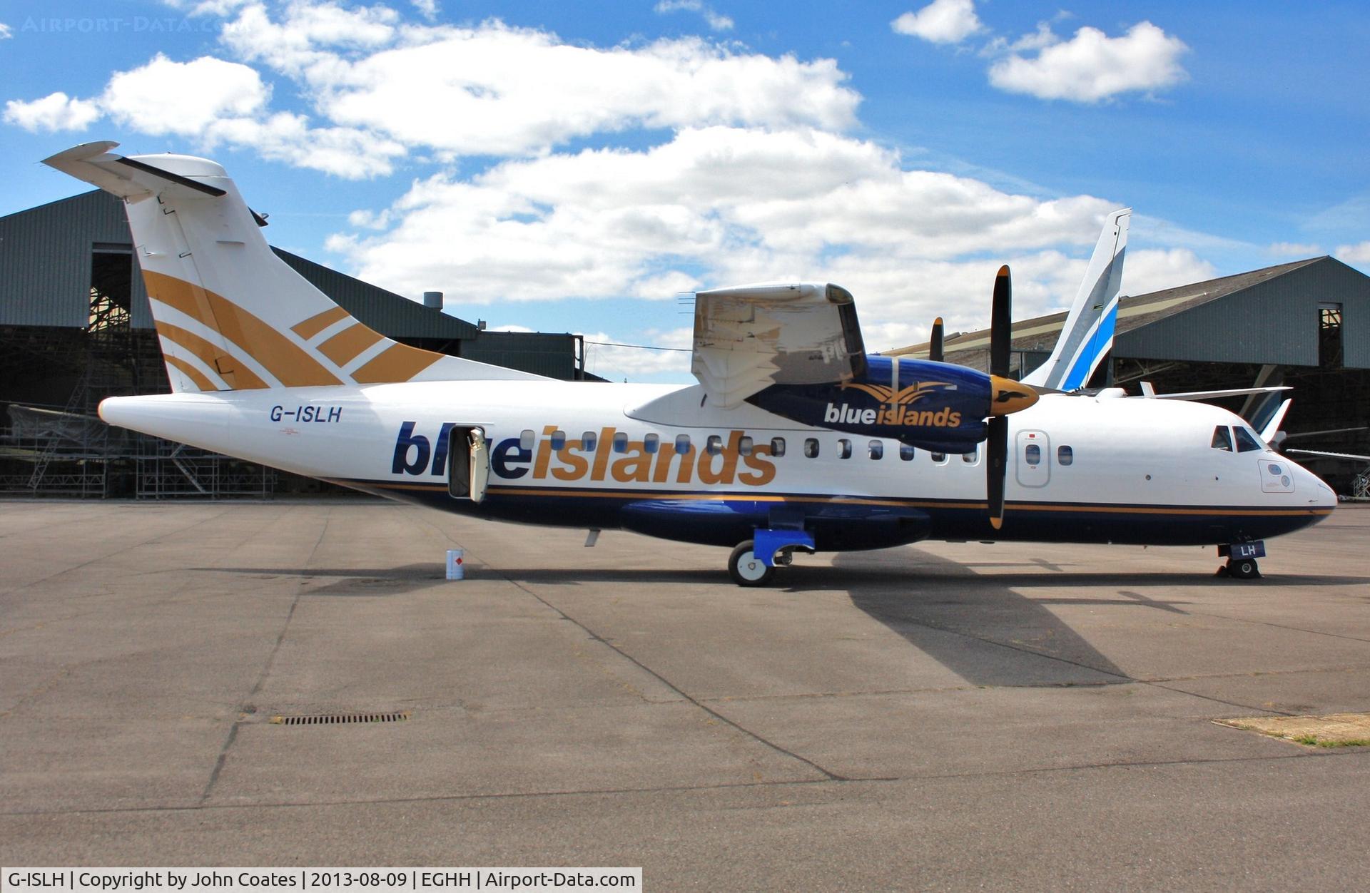 G-ISLH, 1990 ATR 42-320 C/N 173, Just out of paintshop after respray