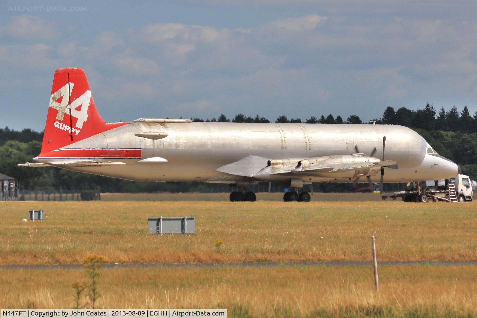 N447FT, 1969 Canadair CL-44-0 Skymonster C/N 16, Engine running