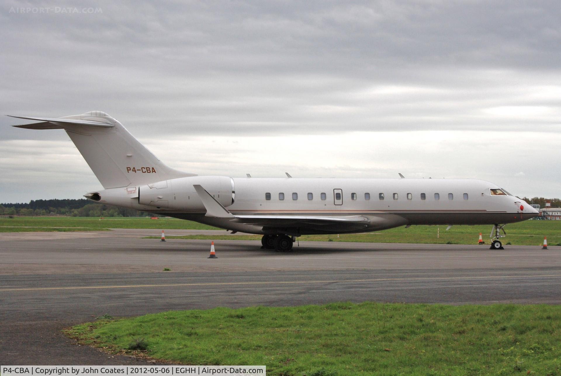 P4-CBA, 2006 Bombardier BD-700-1A10 Global Express XRS C/N 9220, Regular visitor parked at Signatures