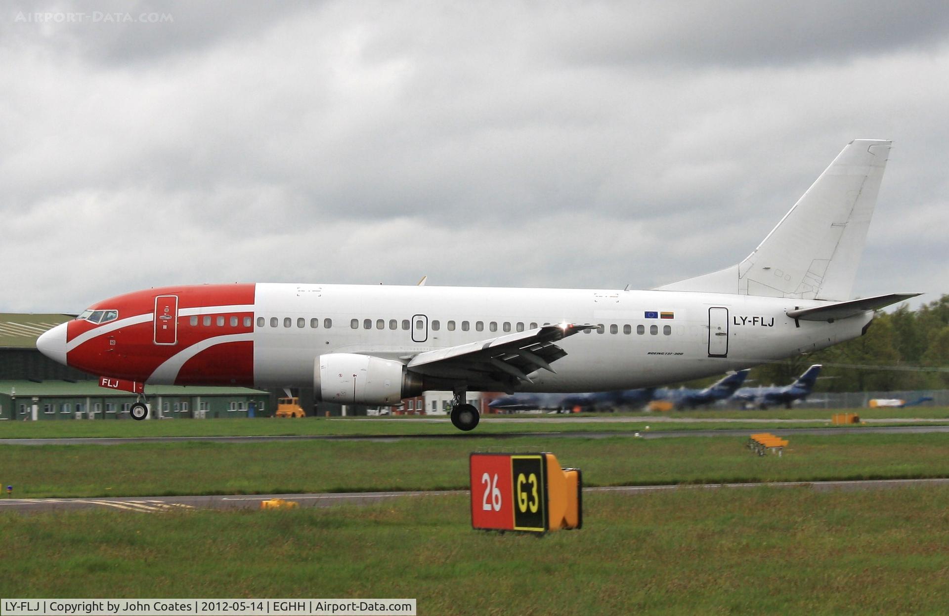 LY-FLJ, 1989 Boeing 737-3K2 C/N 24327, Wet arrival 26