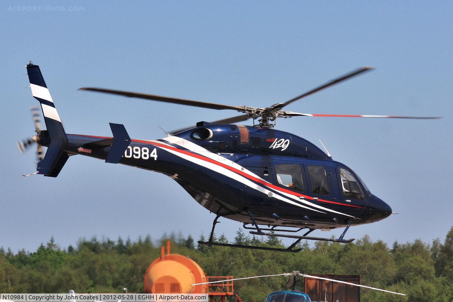 N10984, 2007 Bell 429 GlobalRanger C/N 57003, Departs BHL