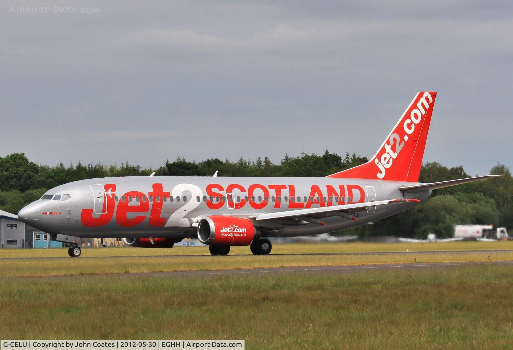 G-CELU, 1986 Boeing 737-377 C/N 23657, Departing 26