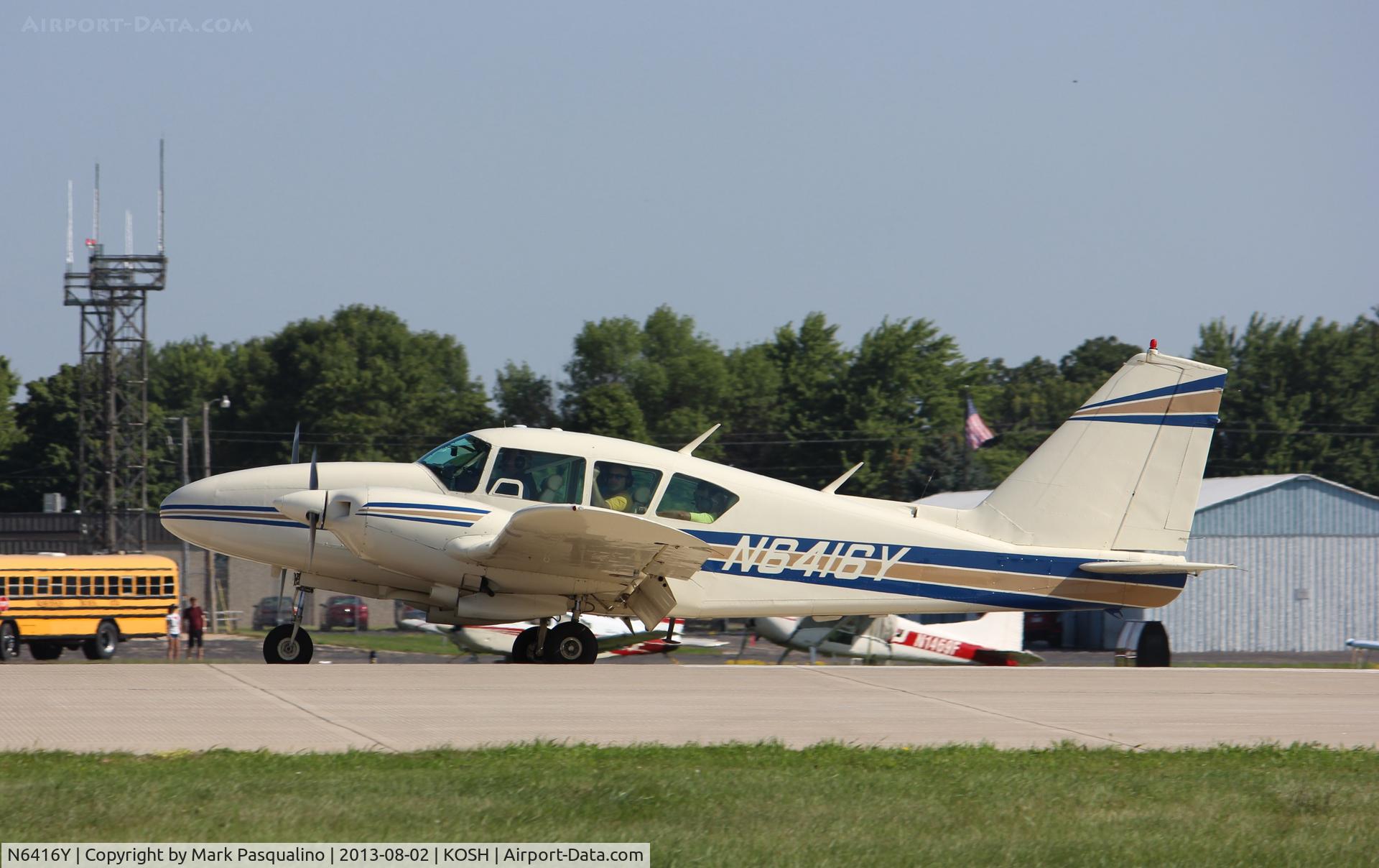 N6416Y, 1967 Piper PA-23-250 C/N 27-3708, Piper PA-23-250